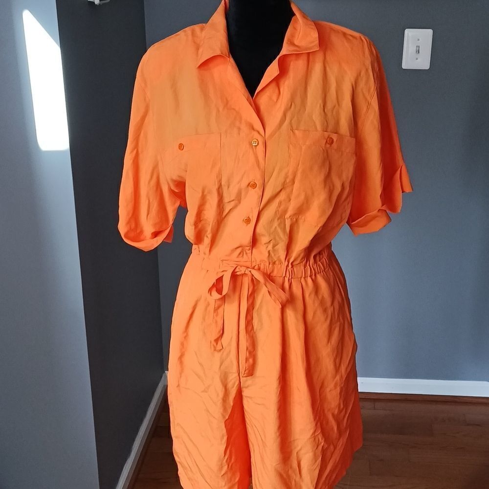 Vintage Alyssa Carr romper sz s